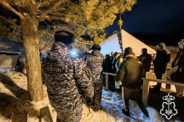 Ульяновские росгвардейцы обеспечили безопасность в крещенскую ночь