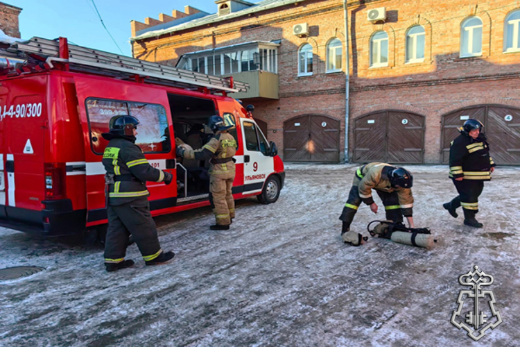 Ульяновские росгвардейцы отработали действия по ликвидации пожара 