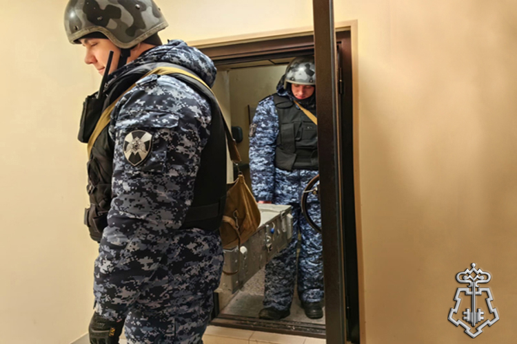 Ульяновские росгвардейцы отработали действия по ликвидации пожара 