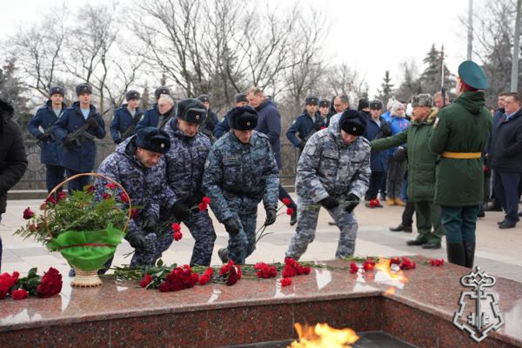 В День Героев Отечества ульяновские росгвардейцы почтили память павших воинов