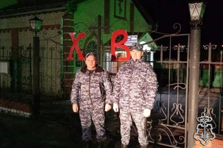 В Пасхальную ночь росгвардейцы обеспечили безопасность православных ульяновцев