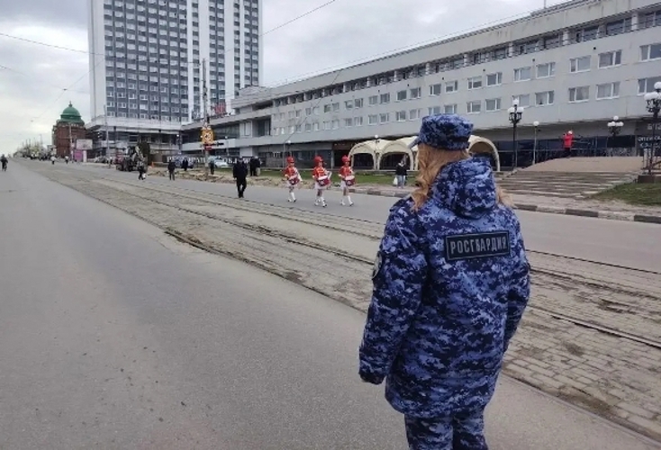 Ульяновские росгвардейцы обеспечили безопасность на легкоатлетической эстафете