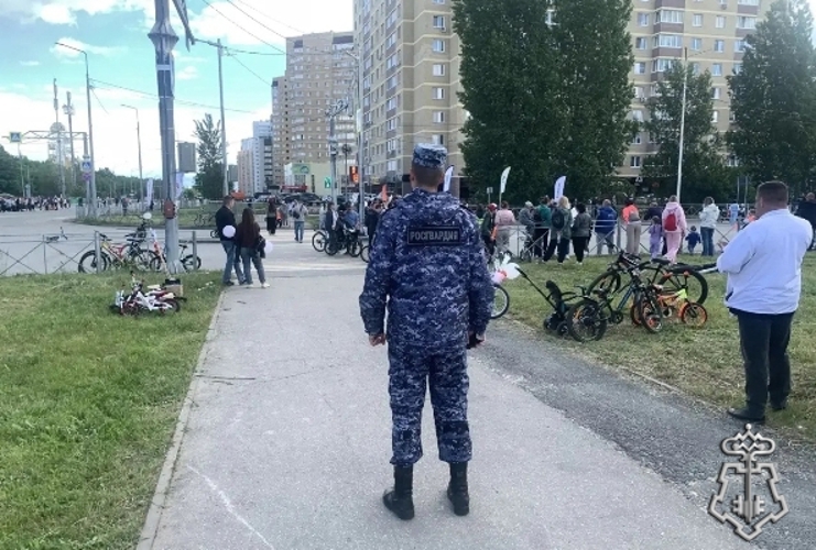Сотрудники Росгвардии обеспечили охрану общественного порядка на «Ульяновском ВелоДне»
