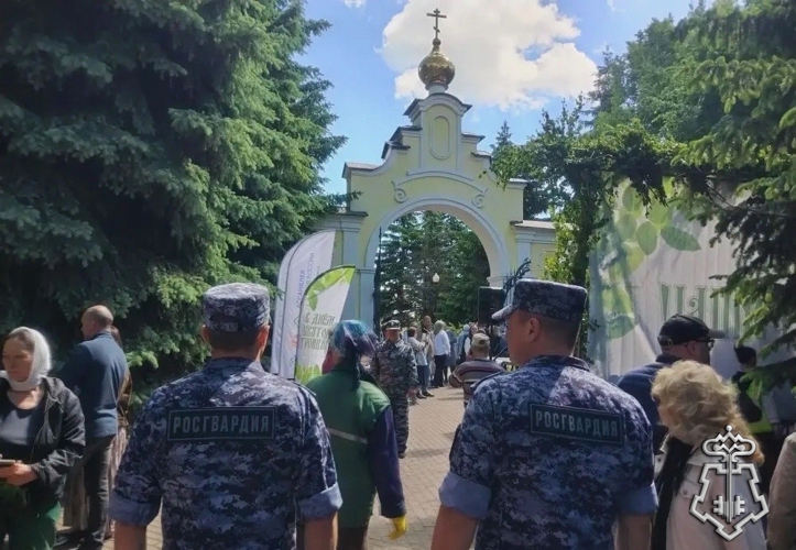 Ульяновские росгвардейцы обеспечили безопасность на праздник Святой Троицы