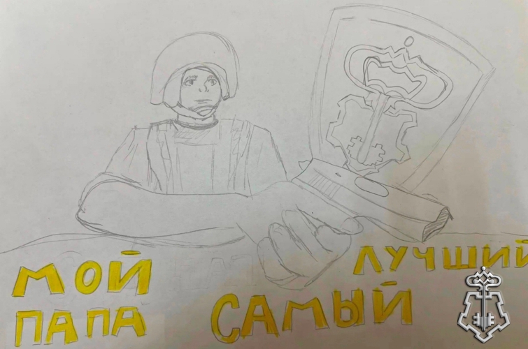 В Ульяновске дети росгвардейцев поздравили отцов с профессиональным праздником